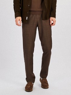 Брюки мужские baon B7922502 коричневые S