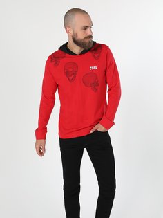 Толстовка мужская Colins CL1060476_Q1.V1_RED красная 2XL