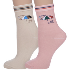 Комплект носков женских Hobby Line 2-334 разноцветных 36-40