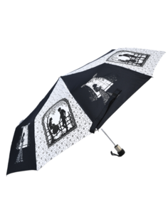 Зонт женский ZEST 53616 серо-белый