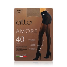 Колготки женские Atto Amore коричневые 3 размер