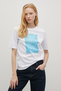 Футболка женская Finn Flare FSD11050-1P белая M