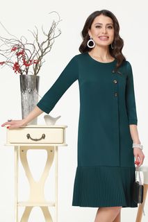 Платье женское DSTrend Вдохновение успеха зеленое 56