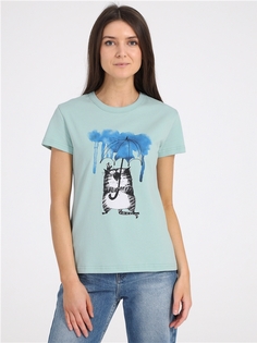 Футболка женская Апрель 1ЖДФК4254001 зеленая 84/164