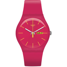Наручные часы женские Swatch SUOR704 розовые