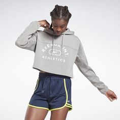 Толстовка Reebok для женщин, mgsogr, XS, GV0834