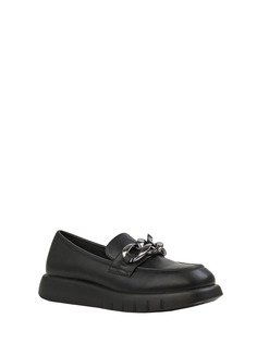 Лоферы женские Milana 221190-1-1105 черные 41 RU