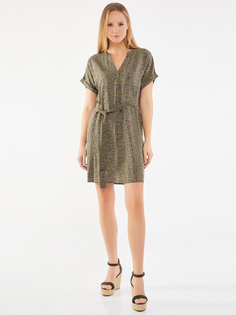 Платье женское oodji 11905033 зеленое 40