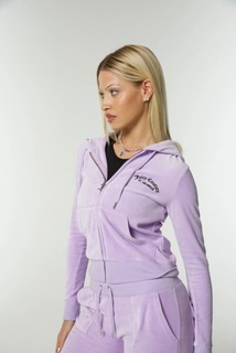 Толстовка женская Juicy Couture JCCA122001/160 фиолетовая 44 RU