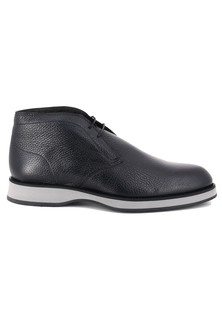 Ботинки мужские Brioni 132893 черные 10 UK