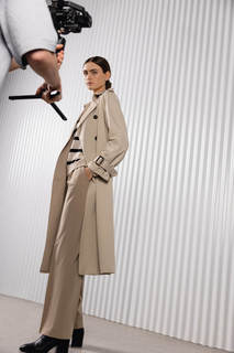 Тренч женский Incity 1.1.1.23.01.13.01086 белый M