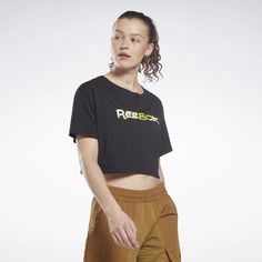 Футболка Reebok для женщин, black, XS, GR9454