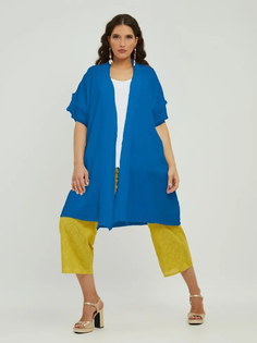 Кардиган женский MAT fashion Plus size_5006 бирюзовый S/M