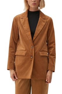 Пиджак женский s.Oliver 102.11.209.15.152.2121395 коричневый 44 EU