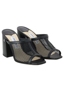 Мюли женские Jimmy Choo 112550 черные 37 EU