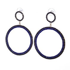 Серьги из бижутерного сплава с swarovski Moon Paris ML-23.03-049