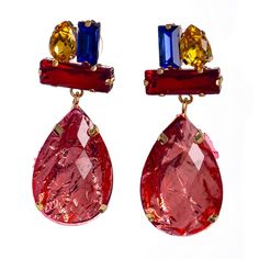 Серьги из бижутерного сплава с swarovski Moon Paris ML-23.03-046