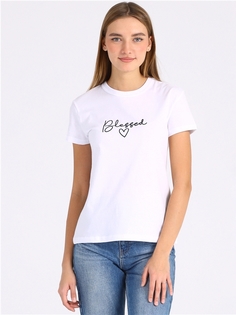 Футболка женская Апрель 1ЖДФК2657001 белая 92/164