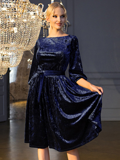 Платье женское MARICHUELL MPl00123V(alfira) синее 44 RU
