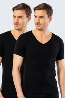 Комплект футболок мужских Cacharel 1502 черных L