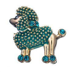 Брошь из бижутерного сплава с swarovski Moon Paris MoS-23.04-013