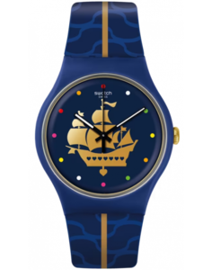 Наручные часы мужские Swatch SUOZ263 синие