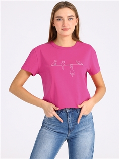 Футболка женская Апрель 1ЖДФК4250001 розовая 88/164