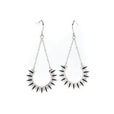 Серьги из бижутерного сплава с эмалью Moon Paris MIK-1902-091