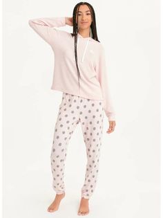 Пижама женская DKNY Y2822608 розовая S