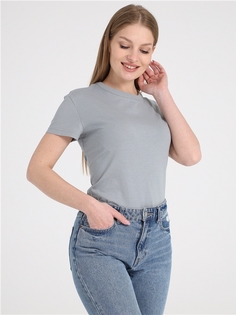 Футболка женская Апрель 1ЖДФК2656001 серая 92/164