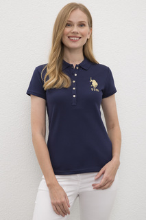 Футболка женская U.S. POLO Assn. G082SZ0110MTS02220-011 синяя 2XS