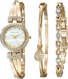 Наручные часы женские Anne Klein AK/1868GBST золотистые