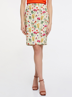 Юбка женская oodji 21608006-3B бежевая 38 EU