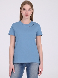 Футболка женская Апрель 1ЖДФК4249001 голубая 92/164