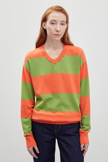 Пуловер женский Finn Flare FBD11131 оранжевый XL
