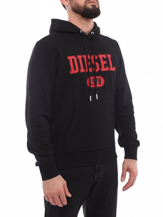 Худи Diesel для мужчин, A038260HAYT9XX, чёрный-9XX, размер XXL