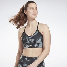 Топ Reebok для женщин, спортивный, black, 2XS, GR9417