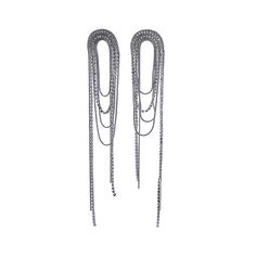 Серьги из бижутерного сплава с swarovski Moon Paris MB-22.12-001