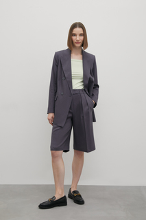 Шорты женские Finn Flare FSD11055 серые L