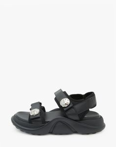 Сандалии женские Mascotte 47-310423 черные 36 RU