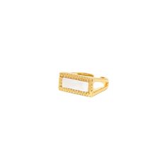 Кольцо из бижутерного сплава с перламутром р.18 Nature Bijoux NB23.1-19-24837