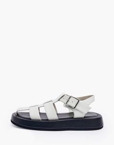 Сандалии женские Mascotte 66-3183111 белые 35 RU