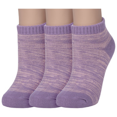 Комплект носков женских Hobby Line 3-017 фиолетовых 36-40