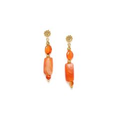 Серьги из бижутерного сплава с агатом Nature Bijoux NB23.1-12-78368