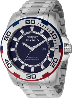 Наручные часы мужские INVICTA 39114 серебристые