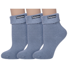 Комплект носков женских Hobby Line 3-018-2 серых 36-40