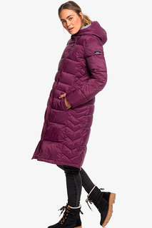 Пальто женское Roxy Everglade ERJJK03290 бордовое L INT