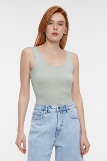 Боди женское Befree 2321227425 зеленое XS