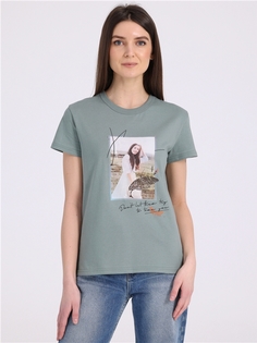 Футболка женская Апрель 1ЖДФК3350001 зеленая 92/164