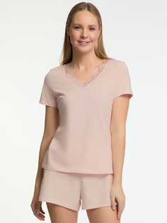 Пижама женская oodji 56002250 розовая S